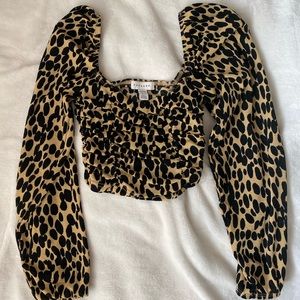 Top shop cropped blouse